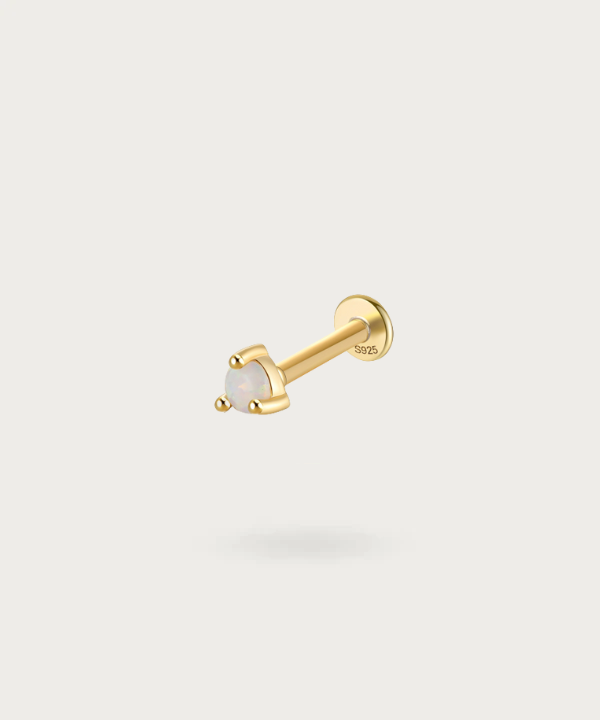 Yolev Set di 8 Piercing Helix 16g in Acciaio Medico Dorato per Donna, Orecchini per Tragus, Opale Cz, a Forma di Foglia, Orecchini Conch, Piercing Piatto Tragus Yolev Set di 8 Piercing Helix 16g in Acciaio Medico Dorato per Donna, Orecchini per Tragus, Opale Cz, a Forma di Foglia, Orecchini Conch, Piercing Piatto Tragus