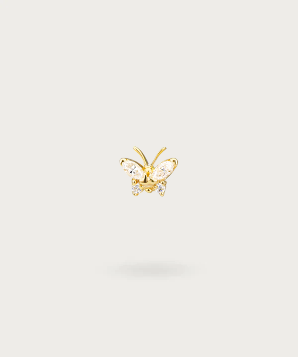 Collana in oro bianco con pendente farfalla - ALFIERI & ST. JOHN Collana in oro bianco con pendente farfalla - ALFIERI & ST. JOHN