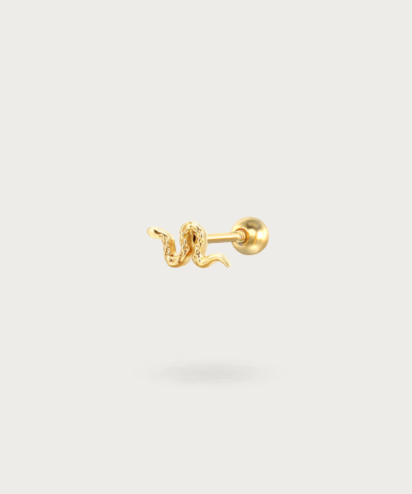 Piercing Flat Serpente oro
