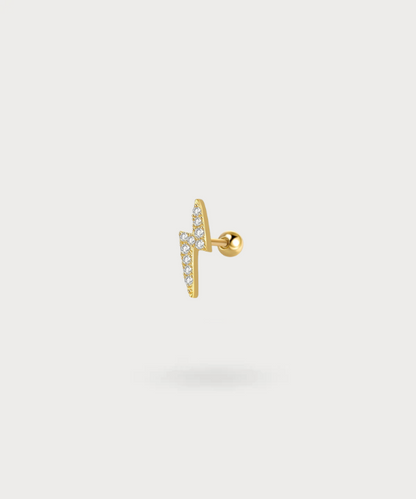 Piercing Orecchio Forward Helix Carla in Argento 925 Placcato Oro