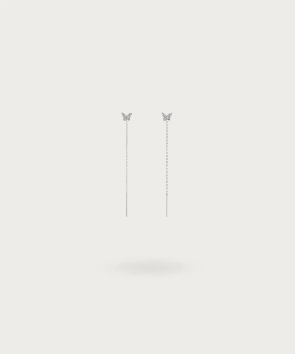 SLUYNZ Orecchini A Farfalla In Argento Sterling 925 - Doppia Farfalla, Mini E Ipoallergenici, Confezione Regalo