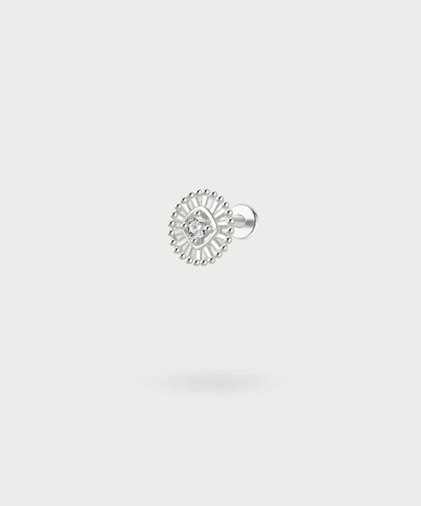 Piercing placcato argento Sterling a forma di libellula Piercing placcato argento Sterling a forma di libellula