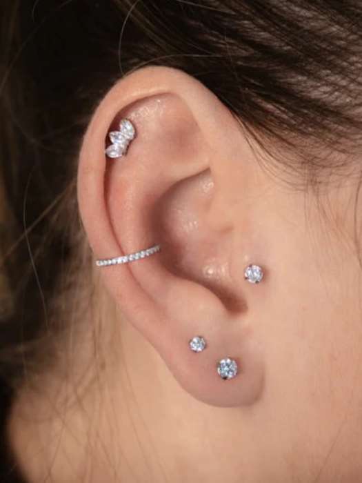 Piercing rook Anello per donna