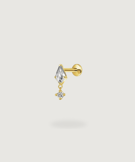 Piercing Trago Thalia Titanium per un look elegante e moderno