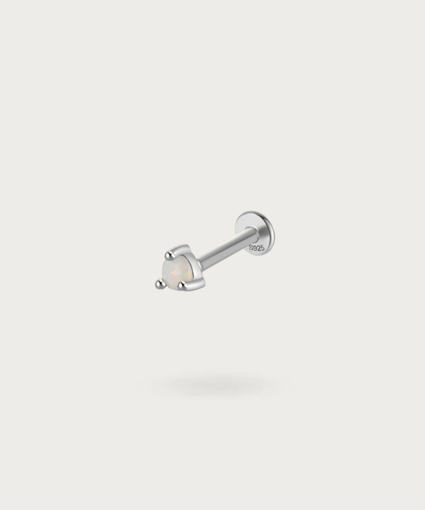 Set 8 Piercing Helix In Acciaio Medico 16g, Dorati, Con Opale CZ, Forme Varie, Per Donna, Tragus E Conch